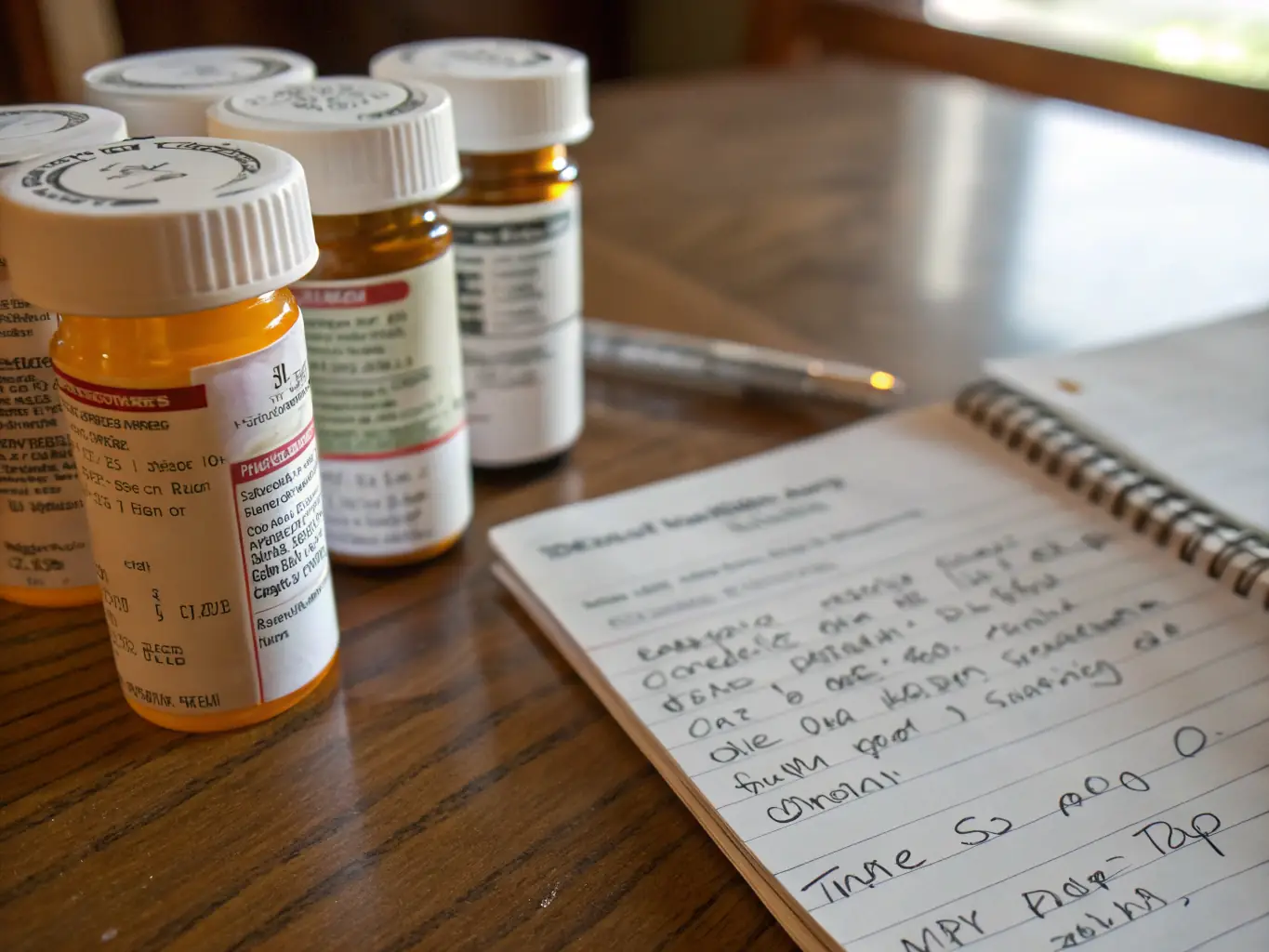 A variety of prescription medications, highlighting the comprehensive prescription drug coverage provided by Caring Health Solutions.